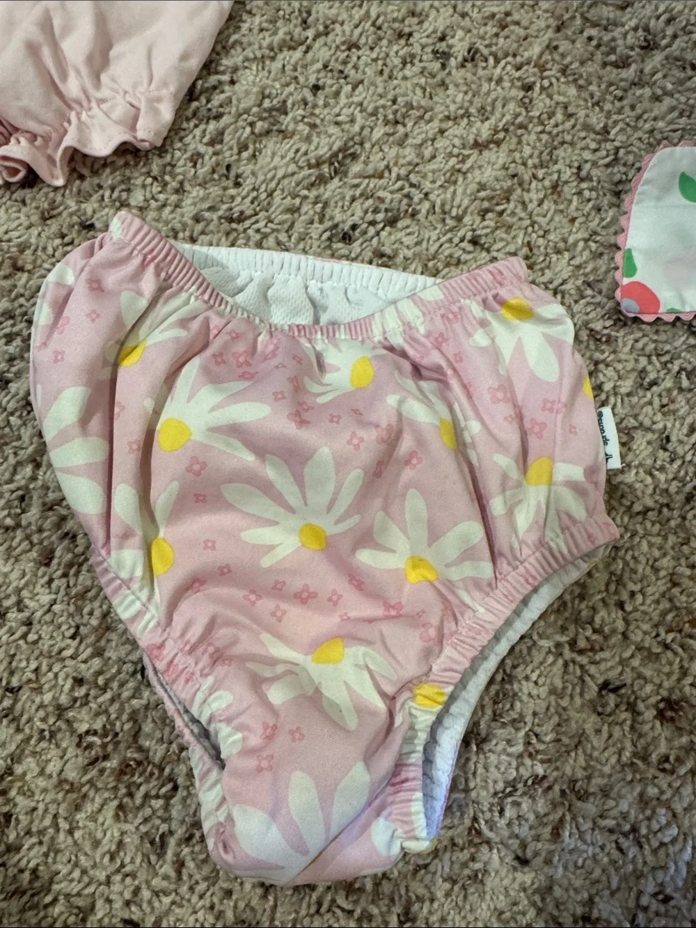 Pink Daisy Kids Swim Diaper Cover
